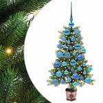 HKH Árvore de Natal com 150 Leds com Suporte Verde em PE