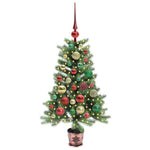 HKH Árvore de Natal com 150 Leds com Suporte Verde em PE