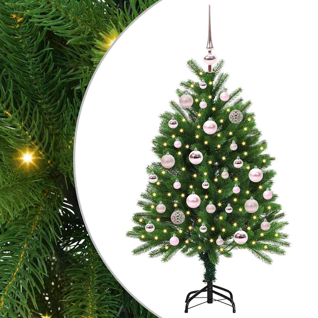 HKH Árbol de Navidad con 150 ledes con Soporte Verde de PE
