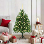 HKH Árvore de Natal com 150 Leds com Suporte Verde em PE