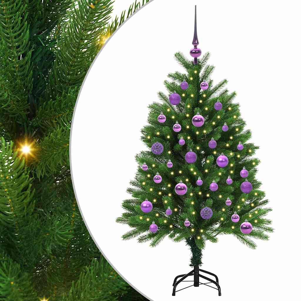 HKH Árbol de Navidad con 150 ledes con Soporte Verde de PE