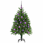 HKH Árvore de Natal com 150 Leds com Suporte Verde em PE
