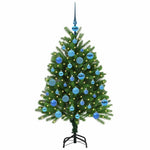 HKH Árvore de Natal com 150 Leds com Suporte Verde em PE