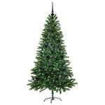 HKH Árvore de Natal com 150 Leds com Suporte Verde em PE
