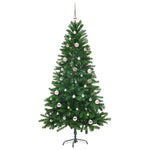 HKH Árvore de Natal com 150 Leds com Suporte Verde em PE