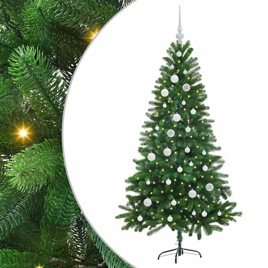 HKH Árvore de Natal com 150 Leds com Suporte Verde em PE