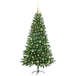 HKH Árvore de Natal com 150 Leds com Suporte Verde em PE