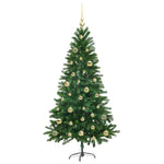 HKH Árvore de Natal com 150 Leds com Suporte Verde em PE