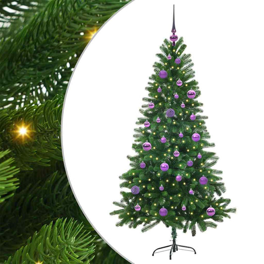 HKH Árvore de Natal com 150 Leds com Suporte Verde em PE