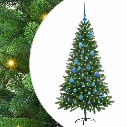 HKH Árvore de Natal com 150 Leds com Suporte Verde em PE