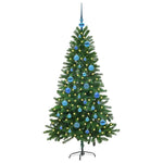 HKH Árvore de Natal com 150 Leds com Suporte Verde em PE