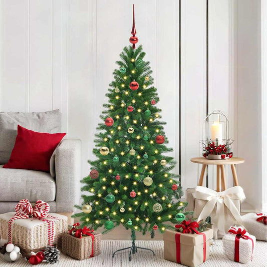 HKH Árvore de Natal com 150 Leds com Suporte Verde em PE
