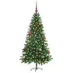 HKH Árvore de Natal com 150 Leds com Suporte Verde em PE