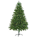 HKH Árvore de Natal com 300 Leds com Suporte Verde em PE