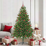HKH Árvore de Natal com 300 Leds com Suporte Verde em PE