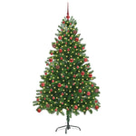 HKH Árvore de Natal com 300 Leds com Suporte Verde em PE