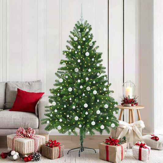 HKH Árvore de Natal com 300 Leds com Suporte Verde em PE