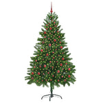 HKH Árvore de Natal com 300 Leds com Suporte Verde em PE