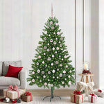 HKH Árvore de Natal com 300 Leds com Suporte Verde em PE