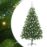 HKH Árvore de Natal com 300 Leds com Suporte Verde em PE