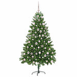 HKH Árvore de Natal com 300 Leds com Suporte Verde em PE