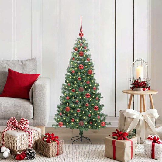 HKH Árvore de Natal com 150 Leds com Suporte Verde em PVC
