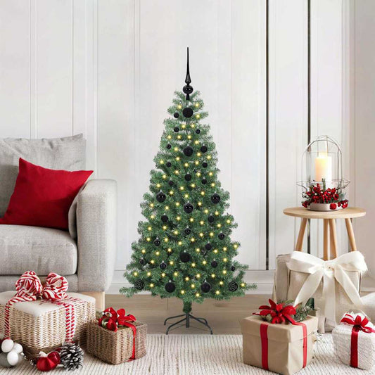 HKH Árvore de Natal com 150 Leds com Suporte Verde em PVC