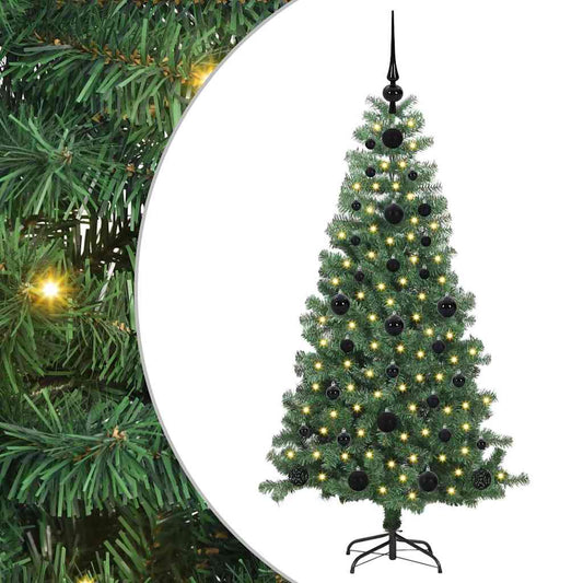 HKH Árvore de Natal com 150 Leds com Suporte Verde em PVC
