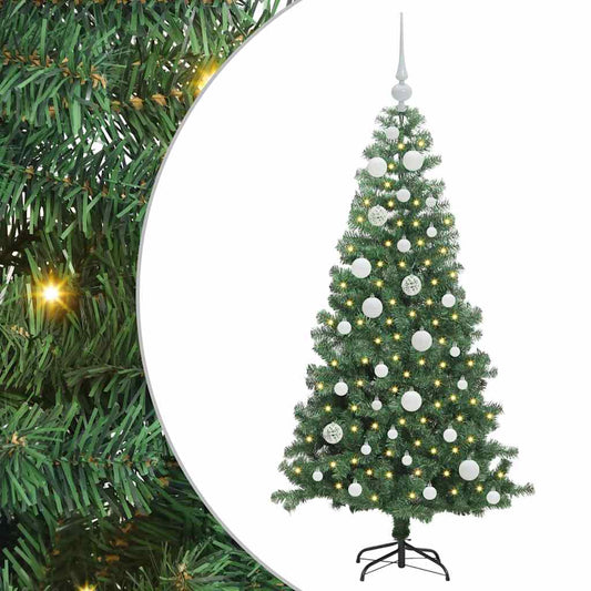 HKH Árvore de Natal com 150 Leds com Suporte Verde em PVC