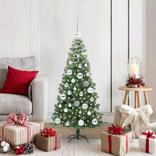 HKH Árvore de Natal com 150 Leds com Suporte Verde em PVC
