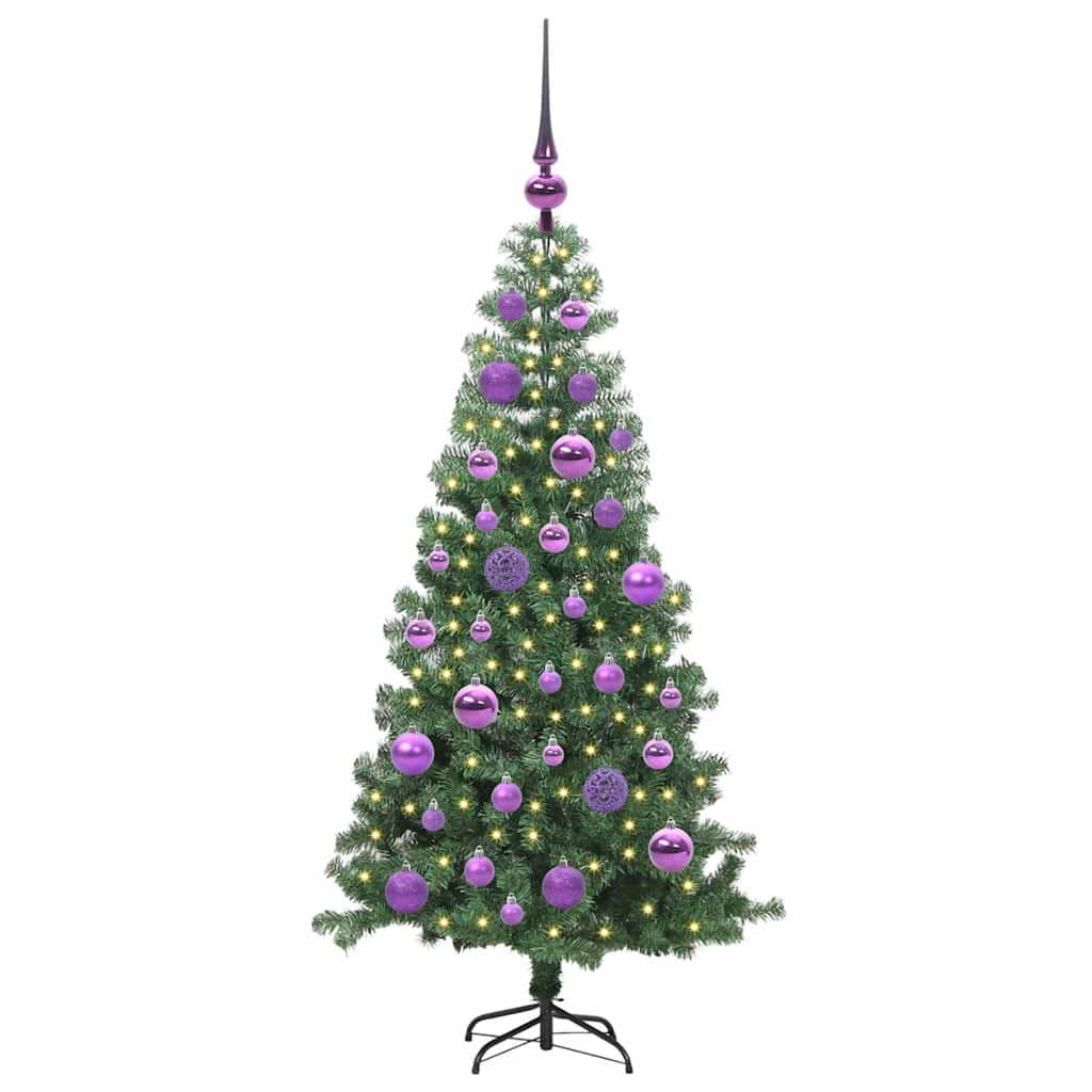 HKH Árvore de Natal com 150 Leds com Suporte Verde em PVC