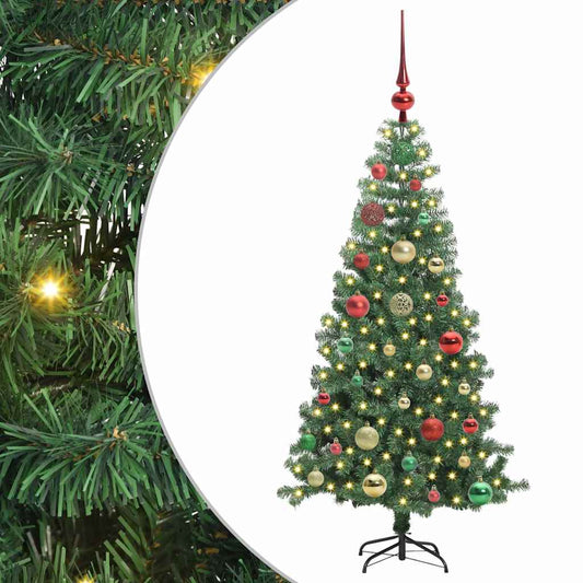 HKH Árvore de Natal com 150 Leds com Suporte Verde em PVC