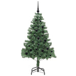 HKH Árvore de Natal com 150 Leds com Suporte Verde em PVC