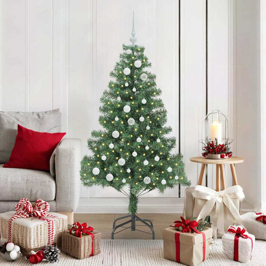 HKH Árvore de Natal com 150 Leds com Suporte Verde em PVC