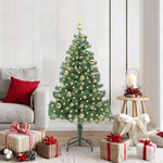 HKH Árvore de Natal com 150 Leds com Suporte Verde em PVC