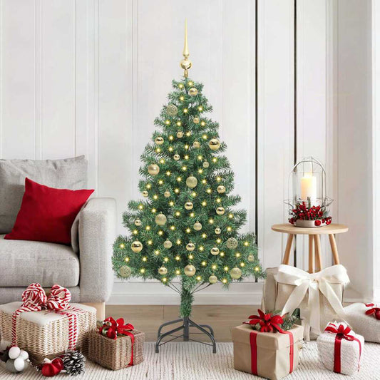 HKH Árvore de Natal com 150 Leds com Suporte Verde em PVC