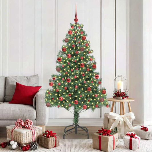 HKH Árvore de Natal com 300 Leds com Suporte Verde em PVC