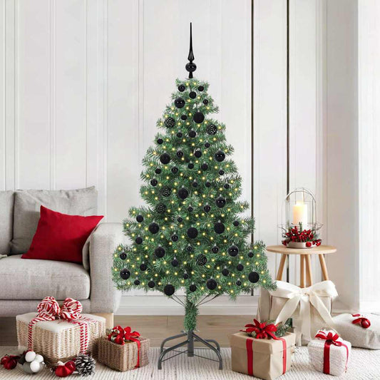 HKH Árvore de Natal com 300 Leds com Suporte Verde em PVC