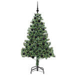 HKH Árvore de Natal com 300 Leds com Suporte Verde em PVC