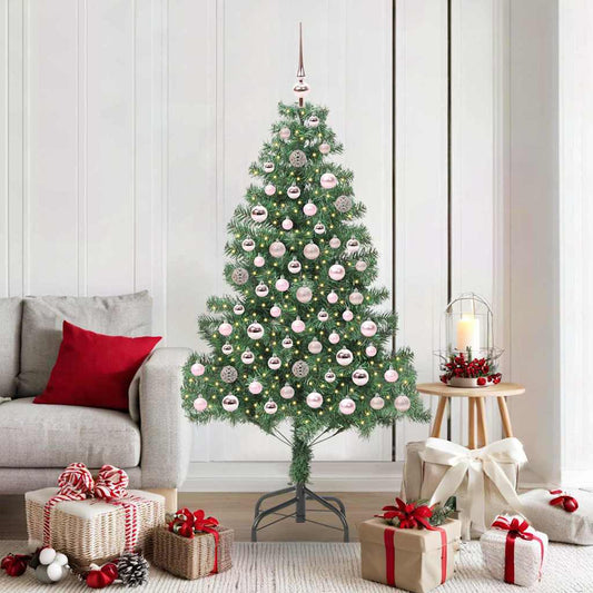 HKH Árvore de Natal com 300 Leds com Suporte Verde em PVC