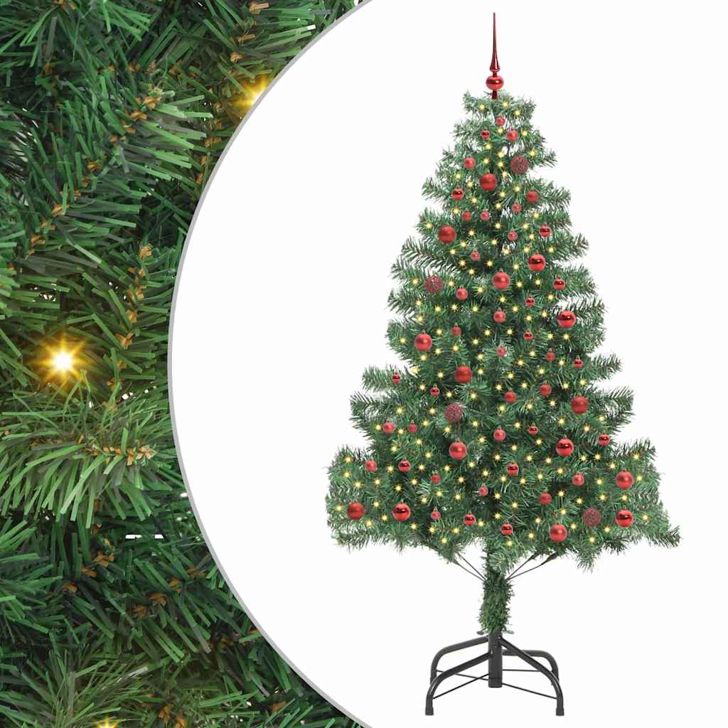 HKH Árbol de Navidad con 300 Leds con Soporte Verde de PVC
