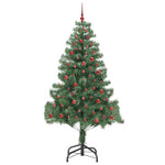 HKH Árvore de Natal com 300 Leds com Suporte Verde em PVC
