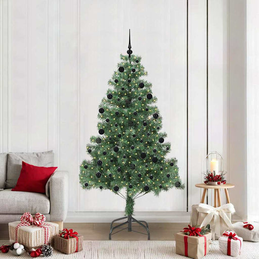 HKH Árvore de Natal com 300 Leds com Suporte Verde em PVC
