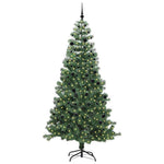 HKH Árvore de Natal com 300 Leds com Suporte Verde em PVC