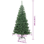 HKH Árvore de Natal com 300 Leds com Suporte Verde em PVC