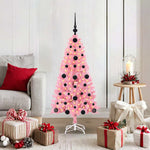 HKH Árvore de Natal com 150 Leds com Suporte Rosa em PVC
