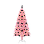 HKH Árvore de Natal com 150 Leds com Suporte Rosa em PVC