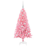HKH Árvore de Natal com 150 Leds com Suporte Rosa em PVC