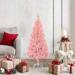 HKH Árvore de Natal com 150 Leds com Suporte Rosa em PVC