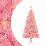 HKH Árvore de Natal com 150 Leds com Suporte Rosa em PVC